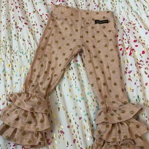 Matilda Jane Three Tiered Polka Dot Pants SZ:2T